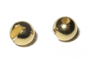 Головки вольфрамові Hends Tungsten Beads small slot 2.3мм Gold