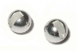 Головки вольфрамові Hends Tungsten Beads small slot 2.3мм Silver