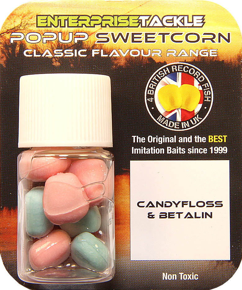 Искусственная кукуруза Enterprise Pop-Up Nutrabaits -Candyfloss/Betalin #Pink/blue