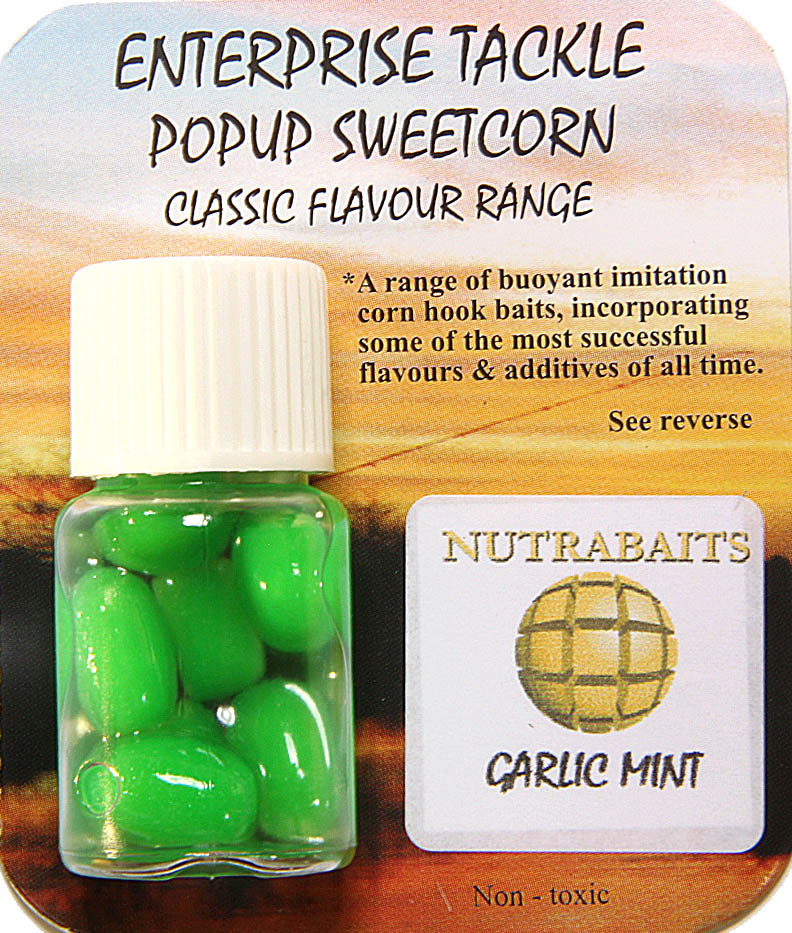 Искусственная кукуруза Enterprise Pop-Up Nutrabaits -Garlic Mint #Green