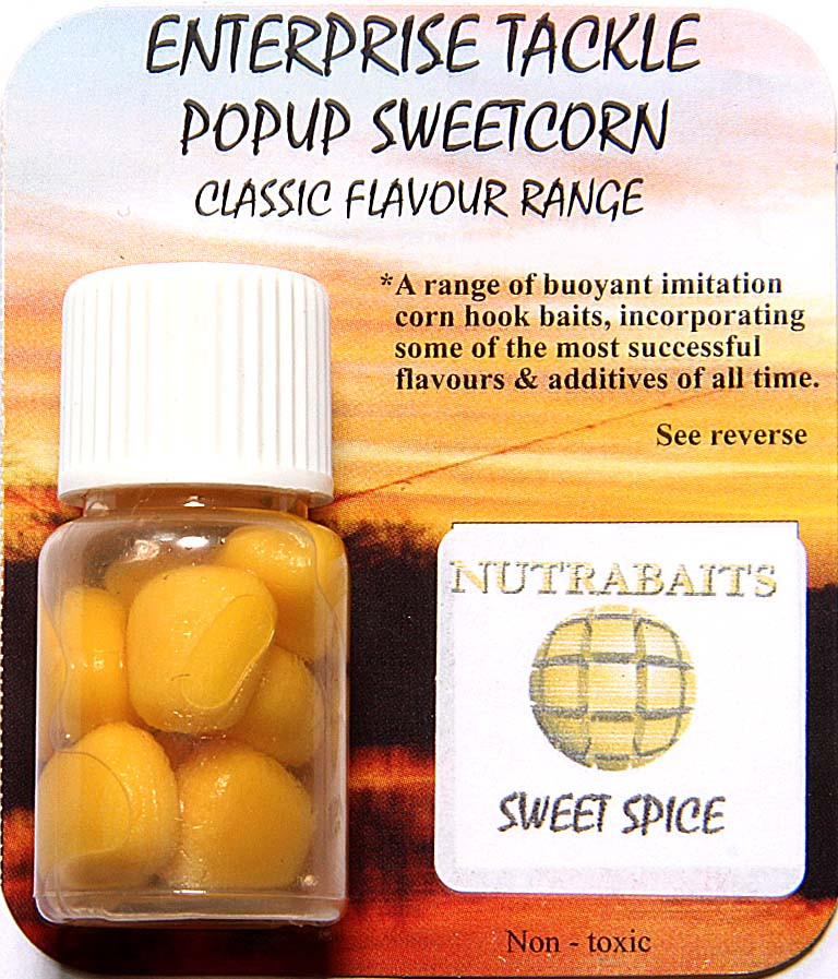 Искусственная кукуруза Enterprise Pop-Up Nutrabaits -Sweet Spice #Yellow