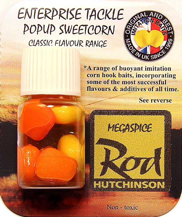 Искусственная кукуруза Enterprise Pop-Up Rod Hutchinson -Megaspice #Yellow/Orange