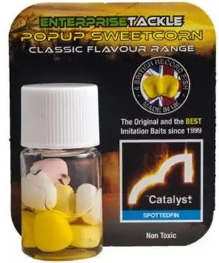 Штучна кукурудза Enterprise Tackle у дипі Pop-Up Spotted Fin Catalyst Yellow/Pink/Wthite