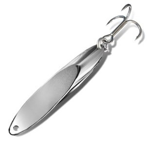 Кастмастер вольфрамовый VIVERRA ASP 10.5g spoon #8 Treble Hook SIL