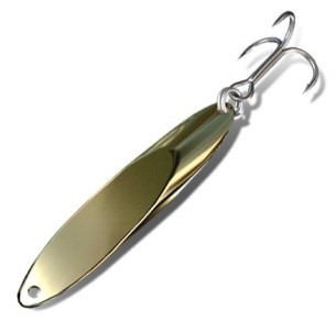 Кастмастер вольфрамовый VIVERRA ASP 17g spoon #8 Treble Hook GLD