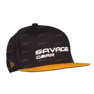 Кепка Savage Gear Flat Peak 3D Logo Cap black