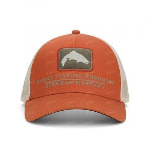 Кепка Simms Double Haul Icon Trucker Simms Orange