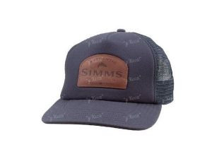 Кепка Simms Leather Patch Trucker Admiral Blue