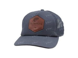 Кепка Simms Leather Patch Trucker Anvil