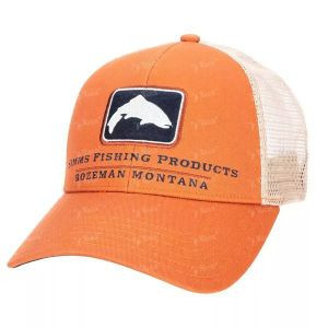 Кепка Simms Trout Icon Trucker Orange