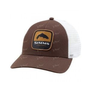 Кепка Simms Trout Patch Trucker Bark