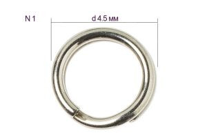 Кільця заводні Gamakatsu Hyper Split Ring №1 5.0кг 12шт
