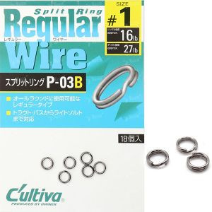 Кільця заводні Owner Cultiva Regular Wire P-03B #1 4.5мм 27lb 20шт