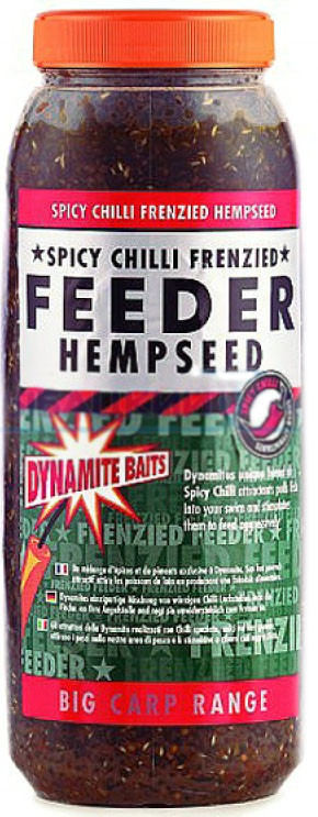 Консерва Dynamite Baits Frenzied Feeder Spicy Chilli Hempseed 2.5L