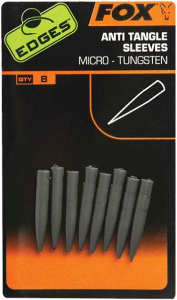Конус для поводка утяжеленный Fox Edges Tungsten Anti-tangle Sleeve Micro 8шт