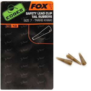 Конус FOX CAC478 Edges Lead Clips Tail Rubbers #7 хаки
