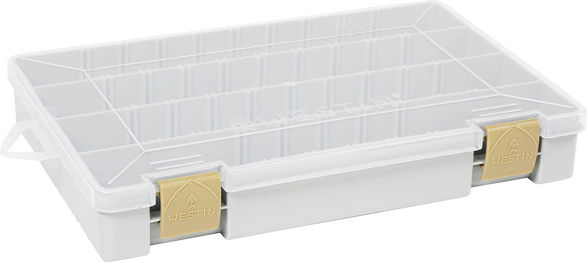 Коробка Westin W3 Tackle Box 27.5x18.5x4.5cm Grey/Clear