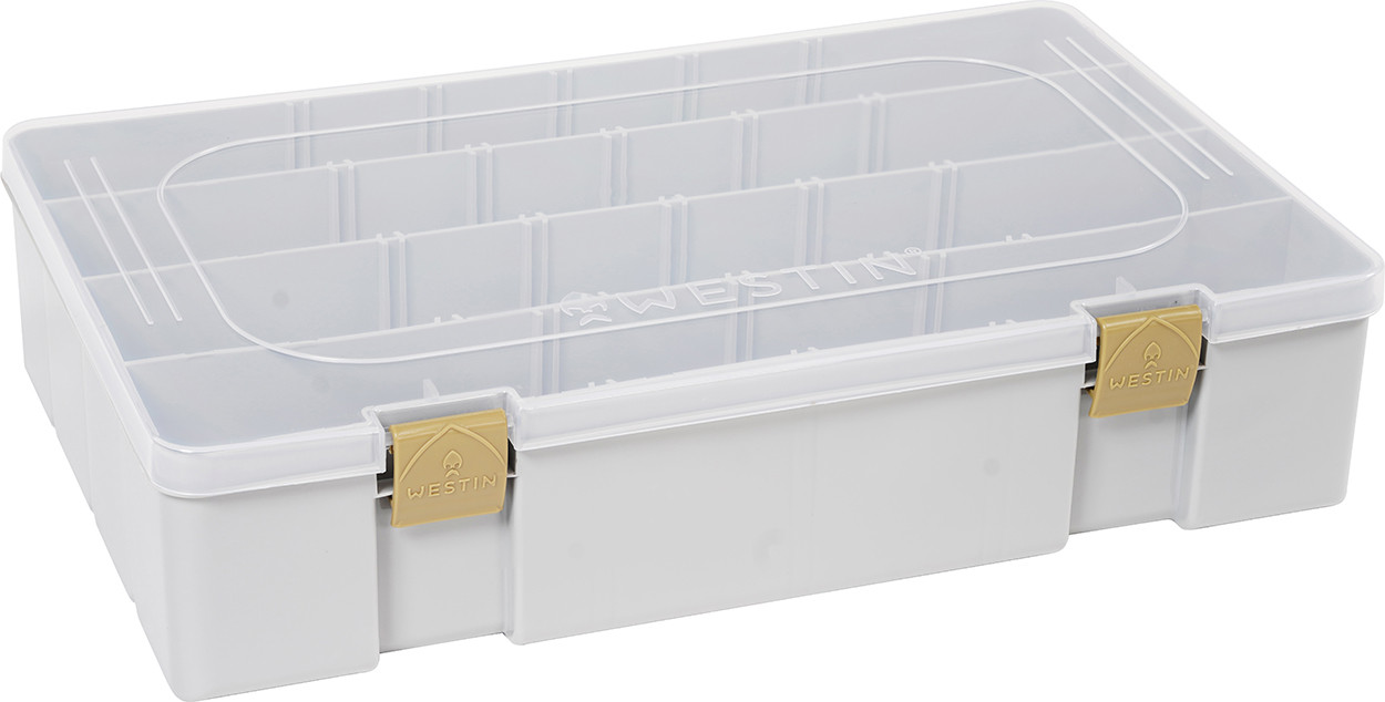 Коробка Westin W3 Tackle Box 36x22.5x8cm Grey/Clear