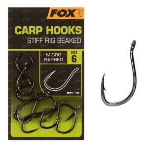 Крючки FOX Stiff Rig Beaked №4 10шт CHK239