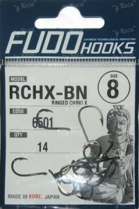 Гачки Fudo Ringed Chinu X 6501 №10