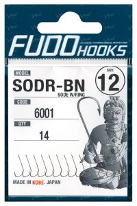 Гачки Fudo Sode W/Ring 6001 BN №14 14шт