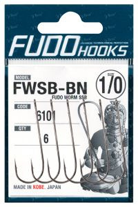 Крючки Fudo Worm SSB BN 6101 №1/0 6шт