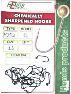 Крючки Hends Jig Hooks HJ120 №10 25шт