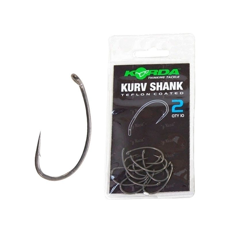 Гачки Korda Kurv Shank Hook №2 KKS2