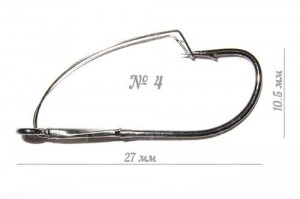 Гачки MiniMax незачіпляння SW-075 №4 5шт