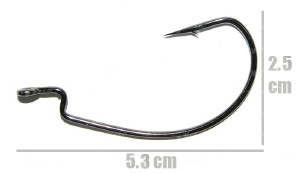 Крючки офсетные Crazy Fish Big Game Offset Hook №4/0