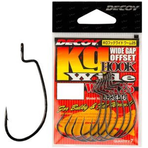 Гачки офсетні Decoy Worm 25 Hook Wide №1/0 8шт