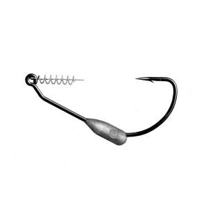 Крючки офсетные огруженные Gurza Weighted Hook KJ-0108 №3/0 8г 4шт