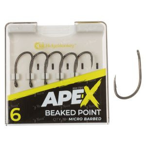 Гачки RidgeMonkey Ape-X Beaked Point Barbed №4 10шт