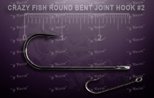 Гачки Round Bent Joint Hook №2 10шт