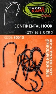 Гачки Технокарп Continental Hook №2