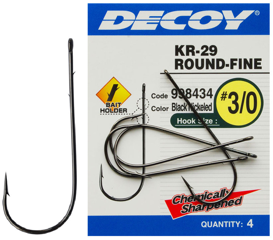 Гачок Decoy KR-29 Worm Round-Fine №1/0
