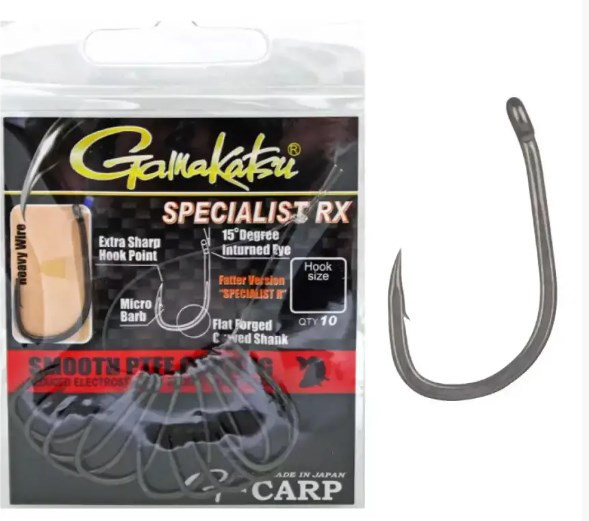 Крючок Gamakatsu G-CARP SPECIALIST RX №4 10шт