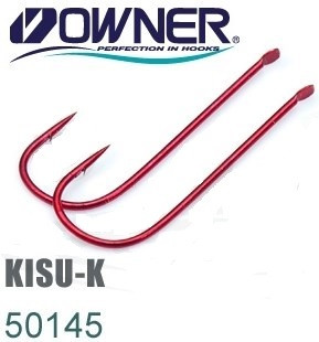 Крючок Owner 50145 Kisu-K №8 Red 15шт