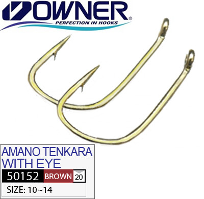 Гачок Owner 50152 Amano Tenkara №12 Brown 13шт