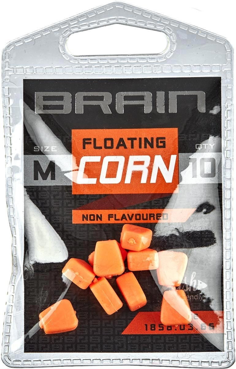 Кукурудза Brain Fake Floating Corn Non Flavoured M 8x9mm Orange