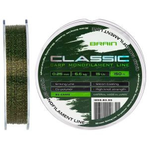 Лісочка Brain Classic Carp Line 3D camo 150m 0.25mm