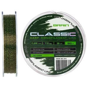 Лісочка Brain Classic Carp Line 3D camo 150m 0.28mm