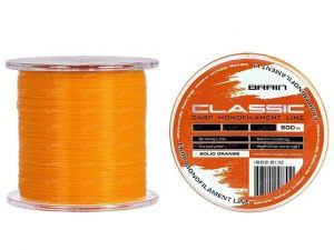 Леска Brain Classic Carp Line Solid orange 0.28mm 600m