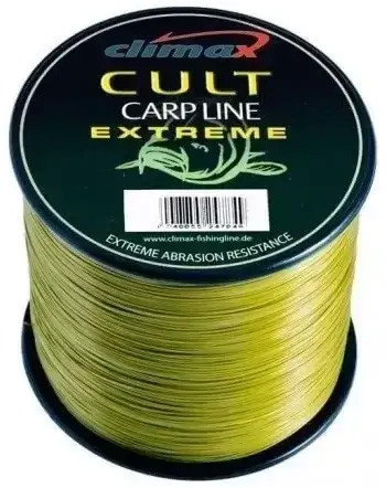 Лісочка CLIMAX CULT Carp Extreme Line 0,28mm 5,9kg mattolive 1/4 lbs (1000m)