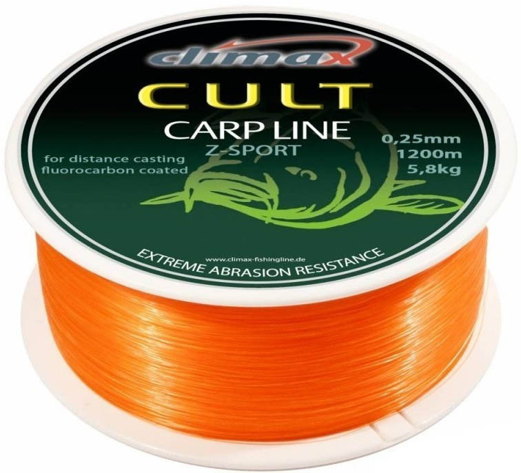 Леска Climax Cult Carp Line Z-Sport Orange 0.22mm