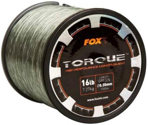 Леска Fox Torque Carp Line Low Vis Green 0.35mm