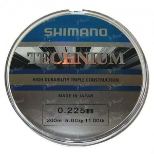 Леска Shimano Technium 200м 0.185мм