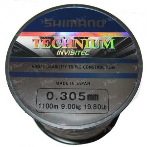 Леска Shimano Technium Invisitec 1100м 0.305мм