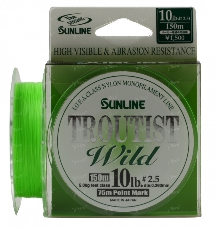 Лісочка Sunline Troutist Wild #0.6 0.128 2.5lb 150m