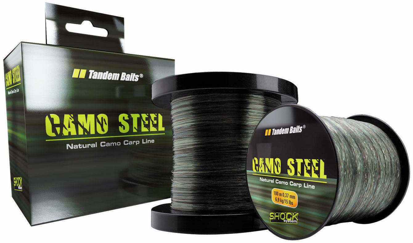 Леска Tandem Baits Camo Steel 1200m 0.309mm